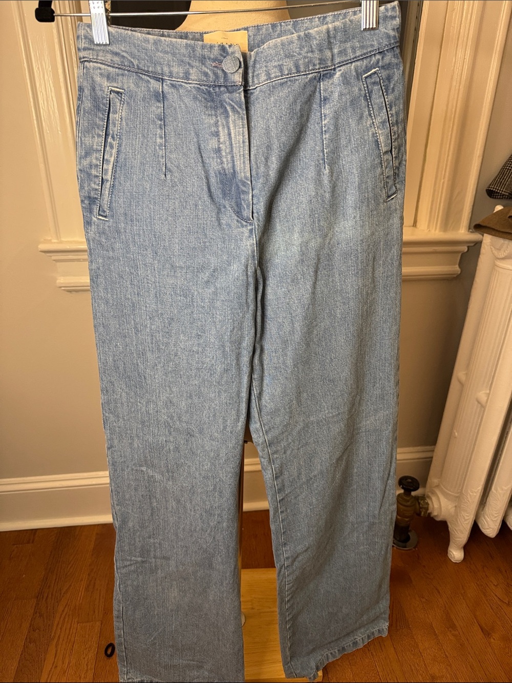 Sezane high rise Straight-Leg Jeans